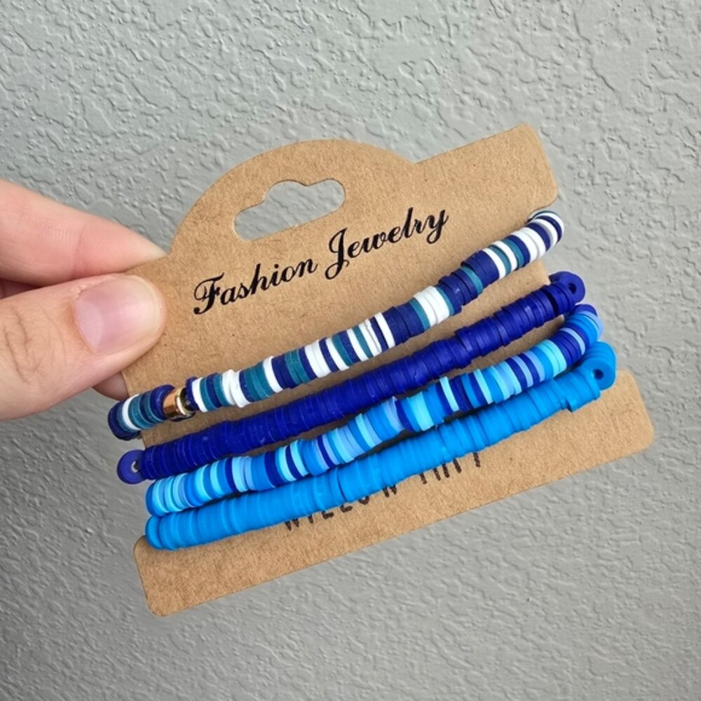 Willow May Mixed Blue Bracelet Set